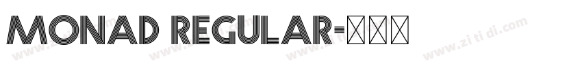 Monad Regular字体转换